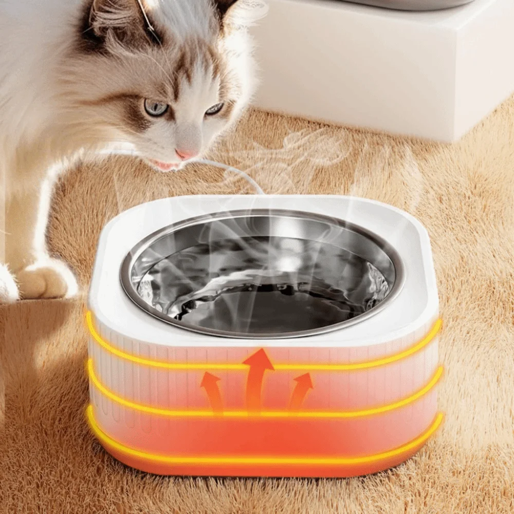 

Intelligent Pet Heating Bowl Detachable Automatic Pet Thermostatic Water Fountain Energy Saving Noiseless Cat Water Dispenser