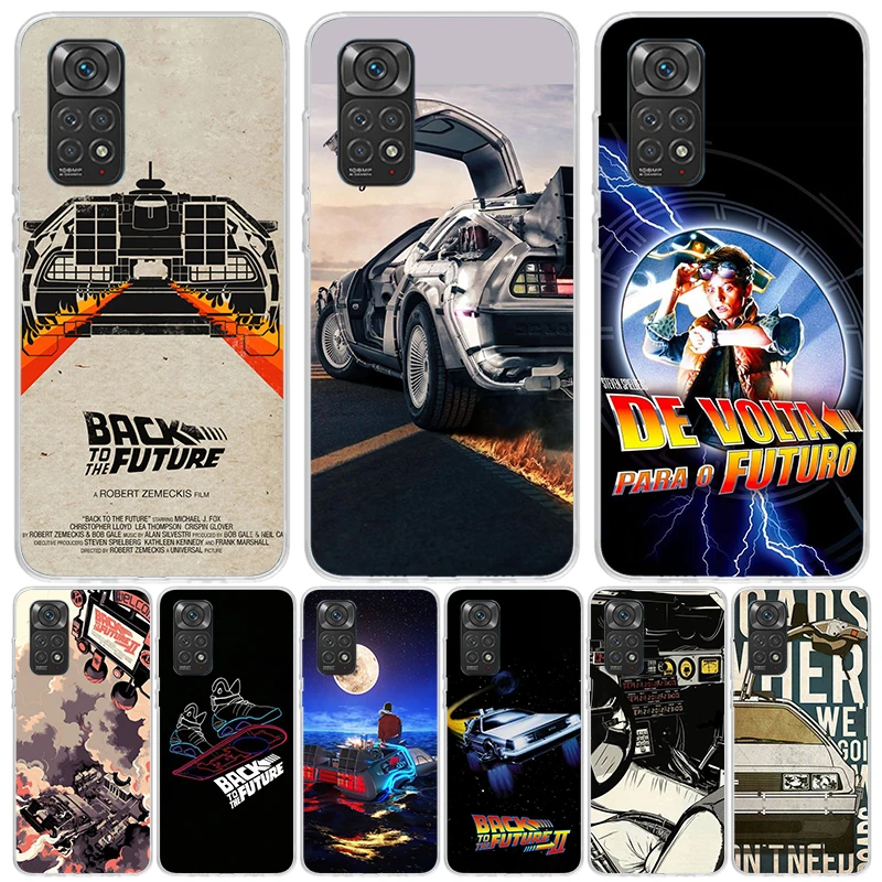 Back To The Future TV For Xiaomi Redmi Note 13 12 11S 11 10S 10 Pro Phone Case  11T 11E 9S 9 8T 8 7 Plus Fundas Cover Coque Note