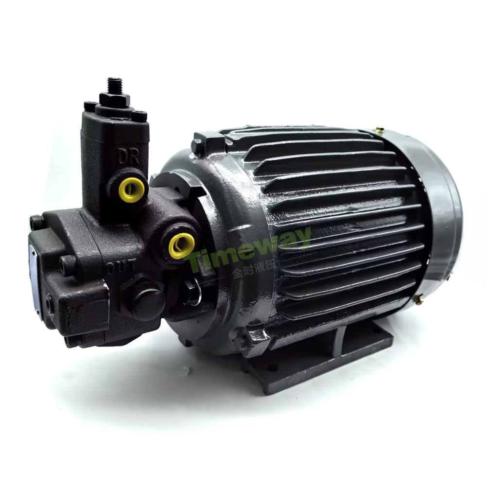 Imagem -03 - Bombas de Palhetas de Óleo Hidráulico Svpf Motor Eletrônico Conecte com 380v 50hz 1.5kw Svpf207010s