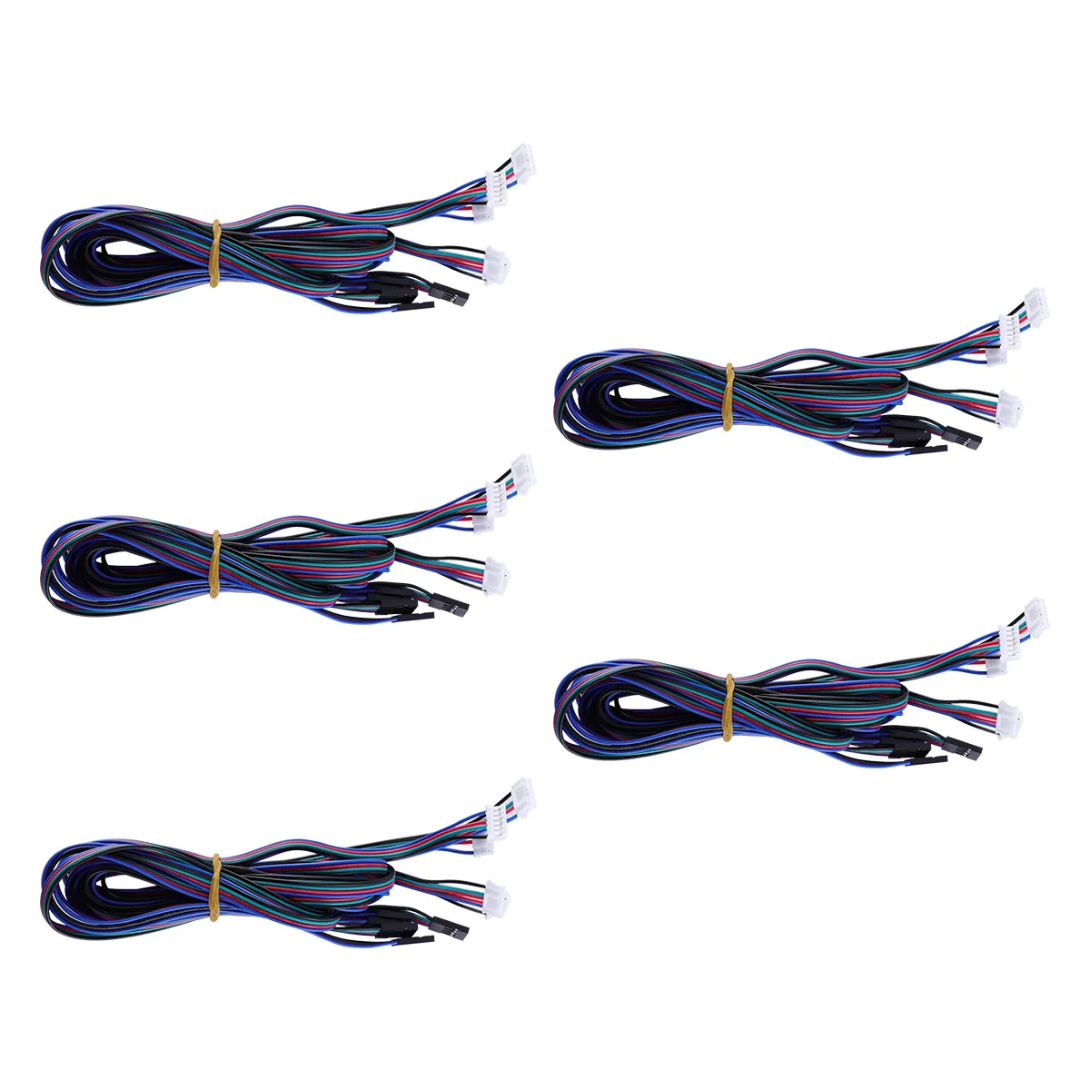 5 pcs Bipolar Stepper Motor Cable 1M Long Copper Core For 3D Printer Machines Terminal Wire Connector Extension Line 3D Printing