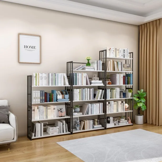 

Customizable hotel apartment office living room bedroom simple bookshelf Foshan factory cross-border exclusive supply