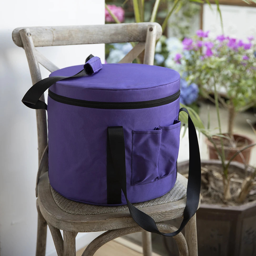 Hye-eun-bolsa de lona de 8 pulgadas, 10 pulgadas, 11 pulgadas y 12 pulgadas para fundas de transporte de cuenco tibetano de cristal de cuarzo, Color púrpura, azul y negro