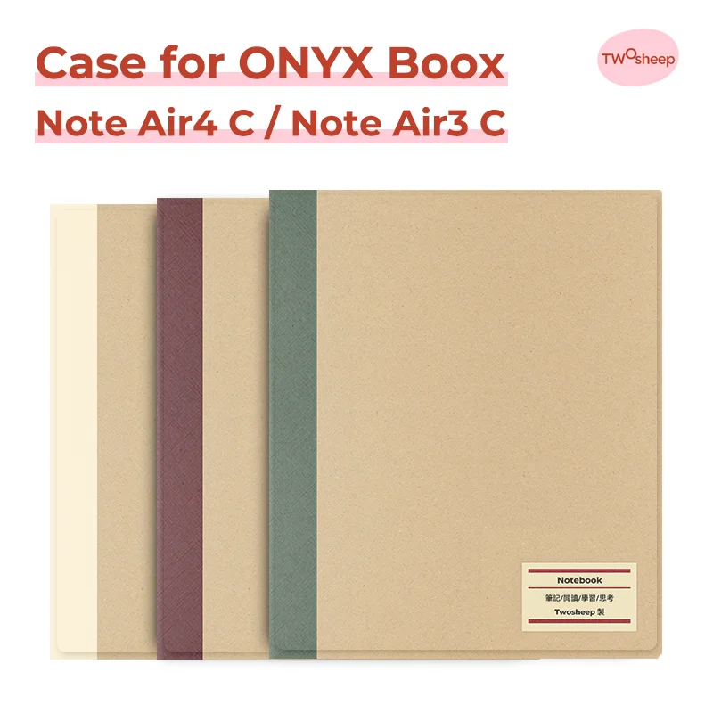 

Чехол Twosheep для ONYX Boox Note Air4c и Boox Note Air3c 10,3-дюймовый чехол для электронного считывания с интеллектуальной функцией магнита сна