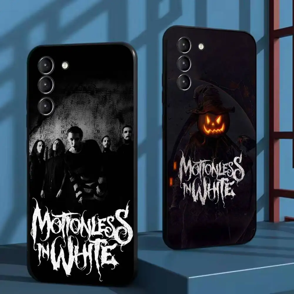 

M-Motionless In Whites Phone Case For Samsung Galaxy A 91,80,73,72,71,53,52,51,22,5G Shockproof Soft Black Cover