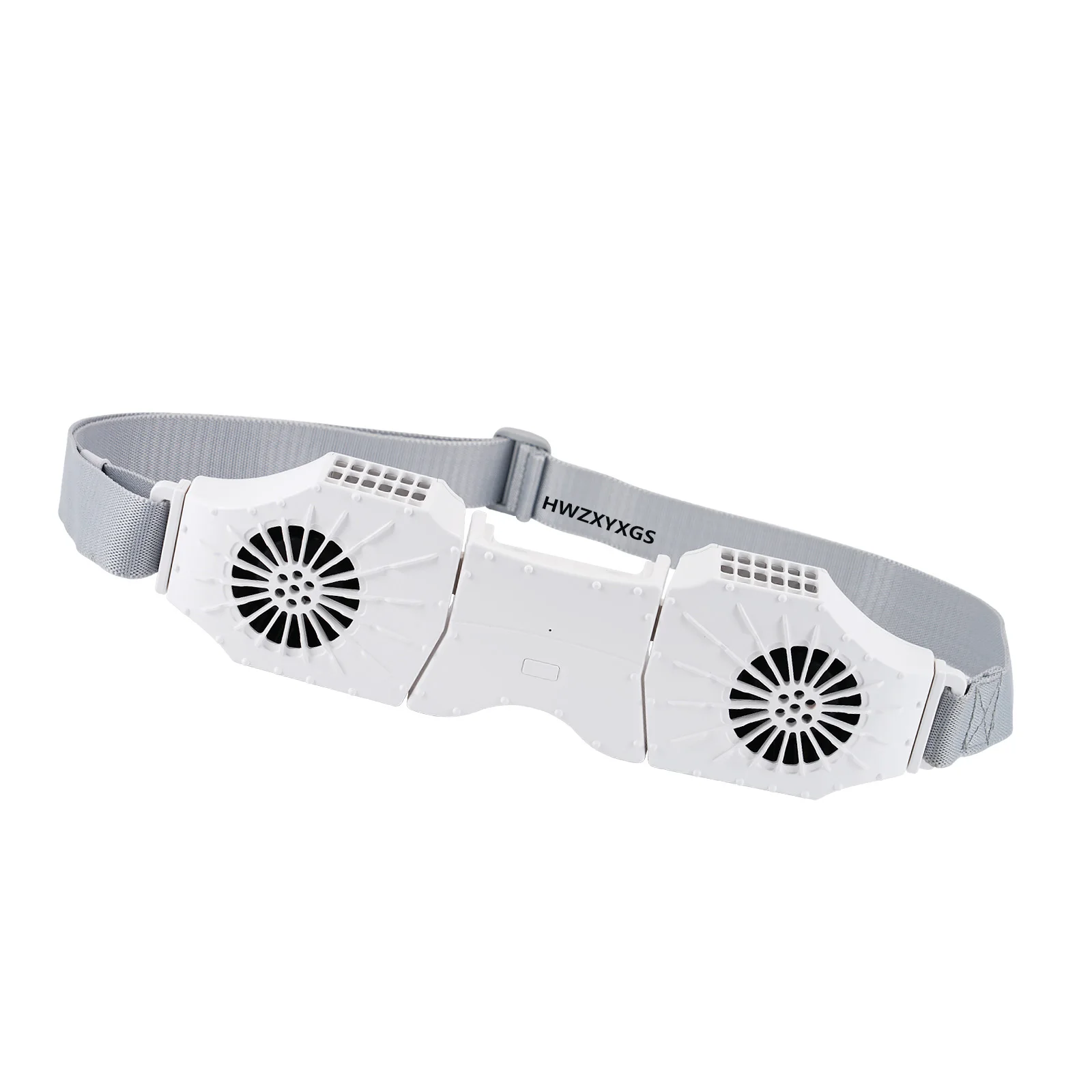 

Поясной вентилятор с двойным вентиляционным отверстием и регулируемым ремнем — 8000 мАч, 3 скорости, рабочее время, 4–12 часов, портативный носимый охлаждающий блок