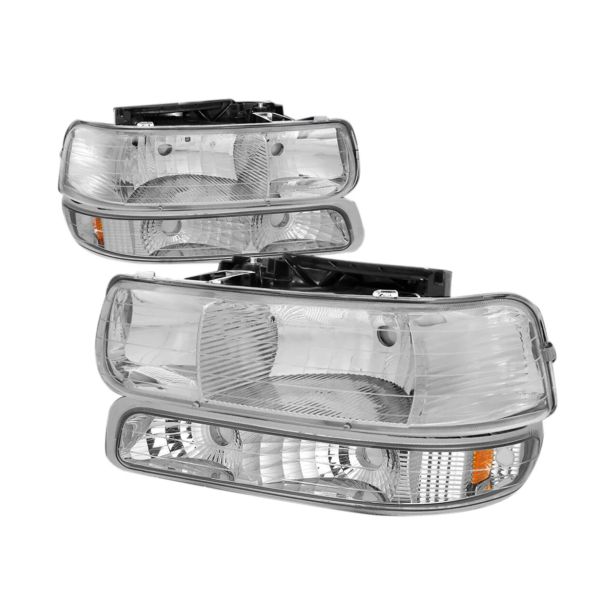

LED DRL Daytime Running Light Fog Lamp Driving Light Parking Lights HD Headlight for 99-02 GM2520173