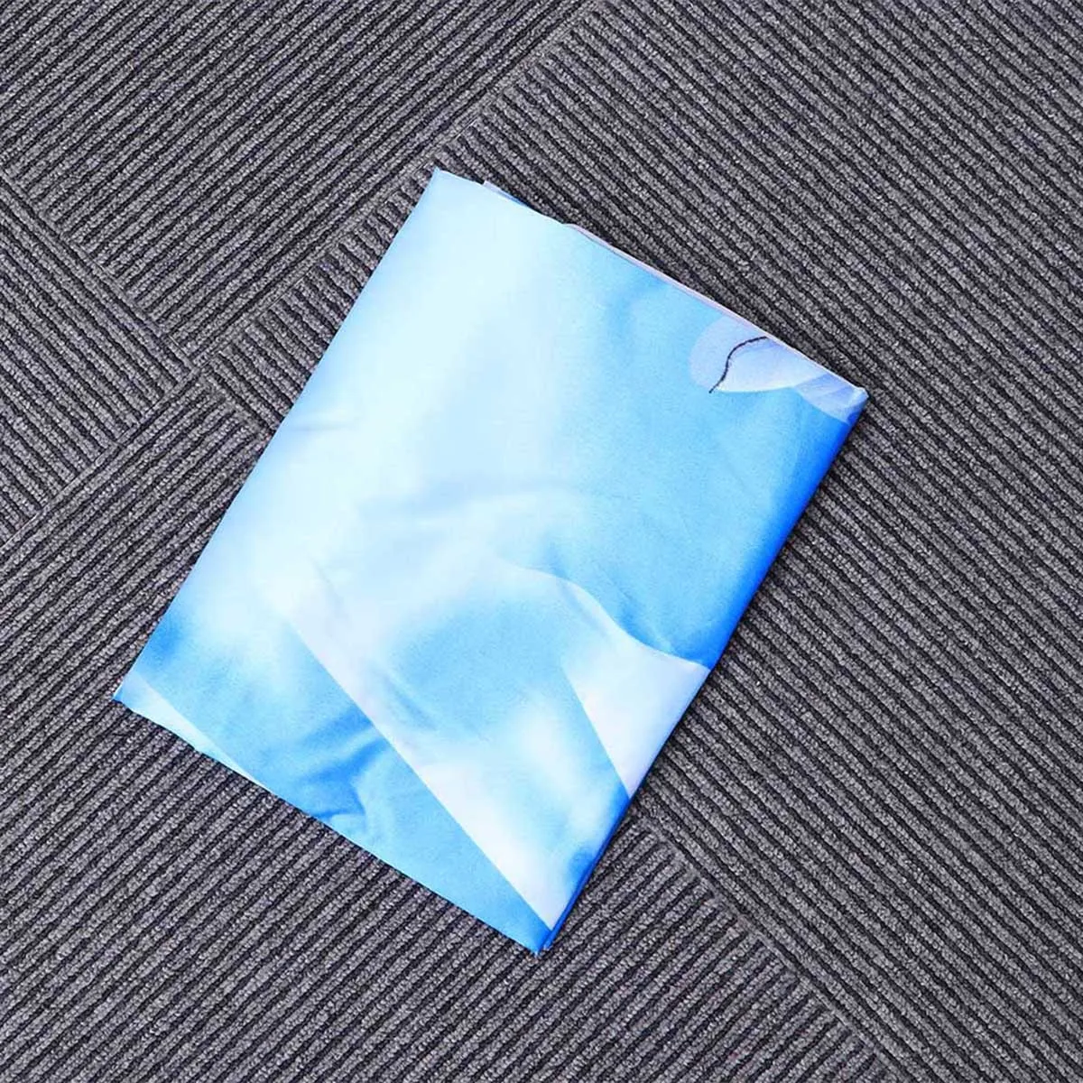 

Washing Machine Cover Polyester Satin Waterproof Dustproof Slim Fit For Standard Washer Case Protector Wave Pattern Home