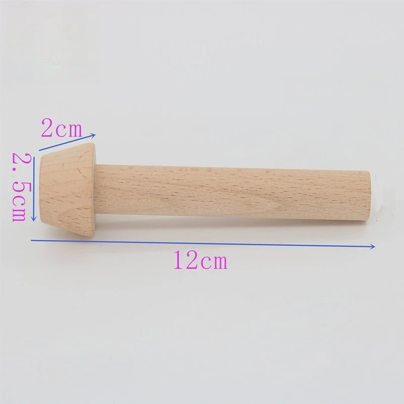 Baking Cake Kitchen Tools Cake Shaping Wooden Double Sided Portable Egg Tart Pusher Tart Tamper Pastry Tools Dough Press Mold