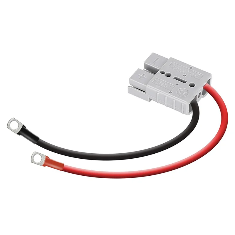 

A88E-10X Разъем Anderson 50A Комплект Anderson Plug 8 Guage 30 см Батарейные кабели Водонепроницаемые быстрые разъемы для Lifepo4