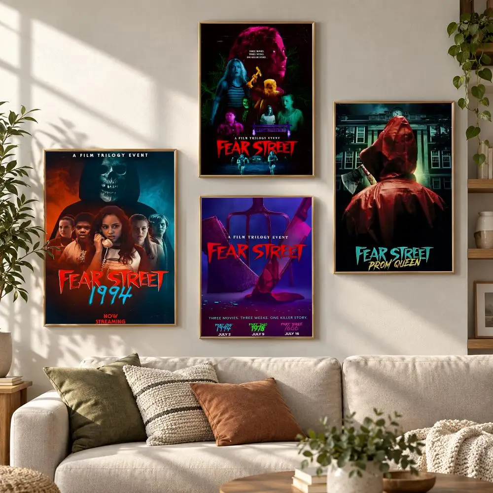 Fear Street Classic Movie TV Series 80s 90s Retro Fan Poster Contemporary Wall Art Print for Bedroom & Living Room, Unframed