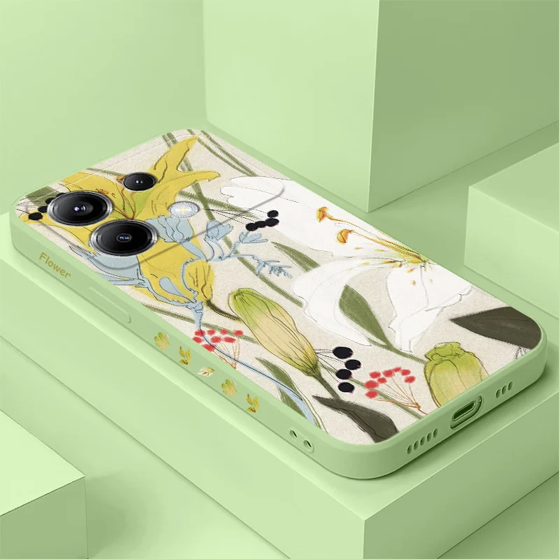 

Sweet Whisper Flower Phone Case For Xiaomi Poco F7 X7 X6 F6 M6 M5 M5S F5 X5 F4 X4 M4 F3 M3 X3 Pro 4G 5G GT Silicone Cover