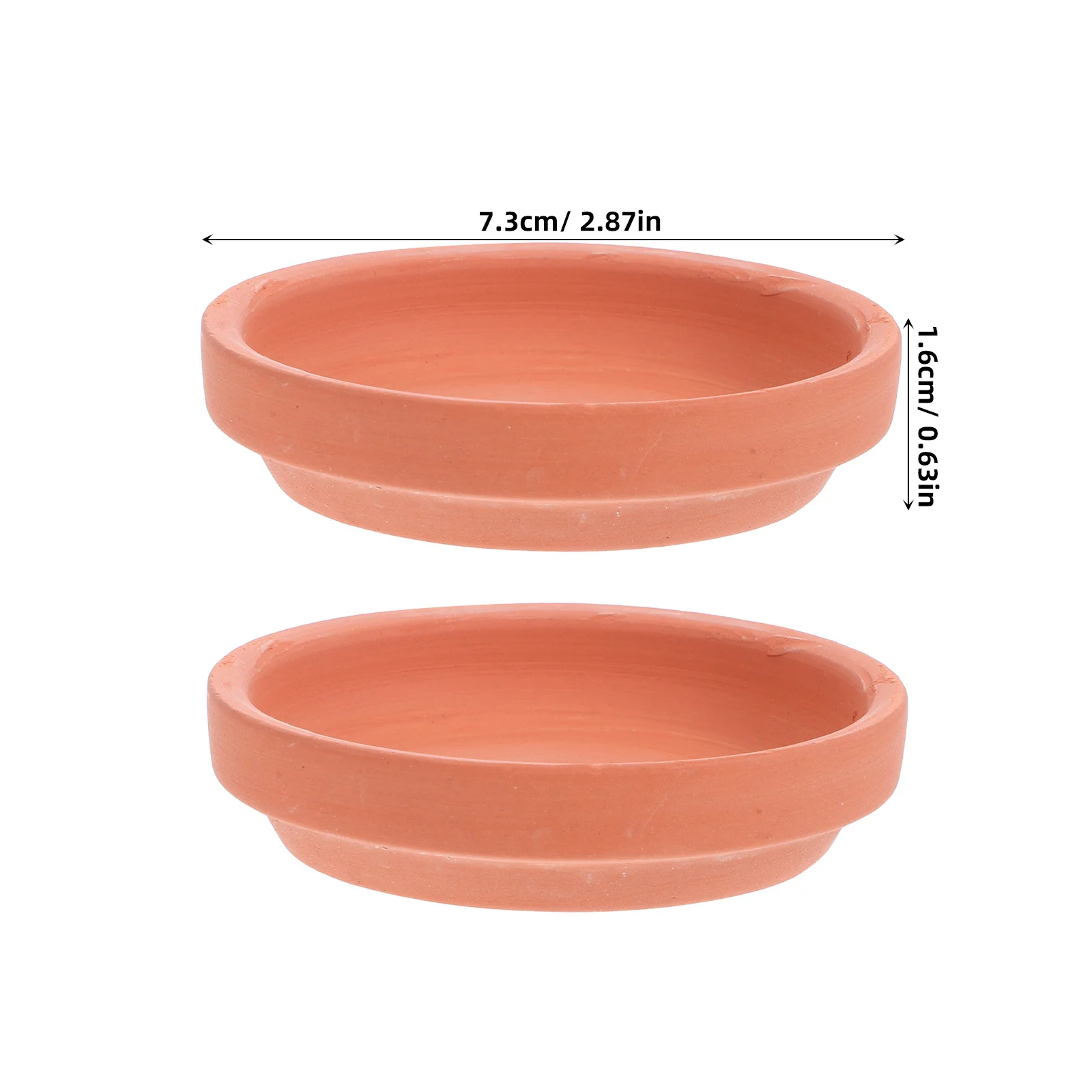 6 قطعة صواني وعاء الزهور نبات مستدير بالتنقيط الصحون داخلي في الهواء الطلق المياه الماسك الفخار النبات الصحن لوازم البستنة #4