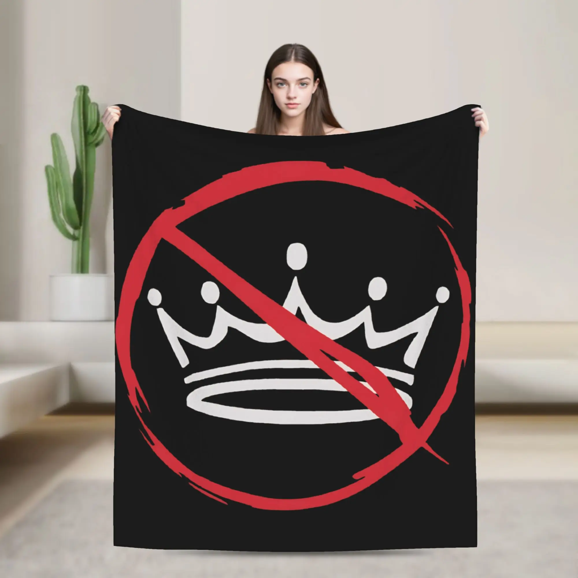 No kings  Blanket Quality Soft Warm  Bedding Throws Winter Kids Adult Living Room Funny Bedspread