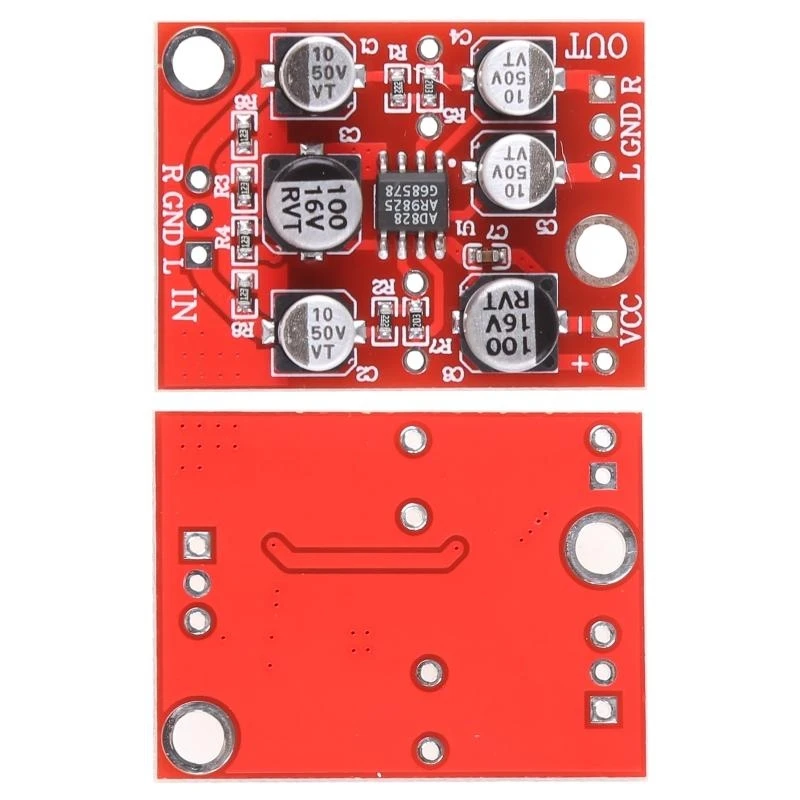 5v-15v-12v-ad828-Стерео-предусилитель-Плата-усилителя-мощности-Модуль-предусилителя-лучшая-распродажа