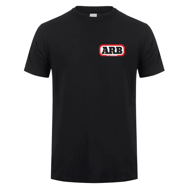 New T Shirt Cotton Tops for Men ARB T-shirt Summer Unisex Short Sleeve Tops Tee Small Logo on Left Chest