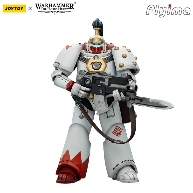 

[Pre-order]JOYTOY Warhammer 30K 1/18 Action Figure White Scars MKVI Tactical Legionary Anime Model