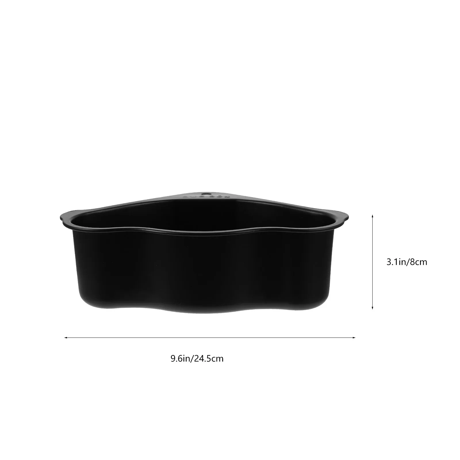 2pcs Stainless Steel Kitchen Drain Basket for Fruits Vegetables – Food-Safe Sink Storage Rack, Triangular Design