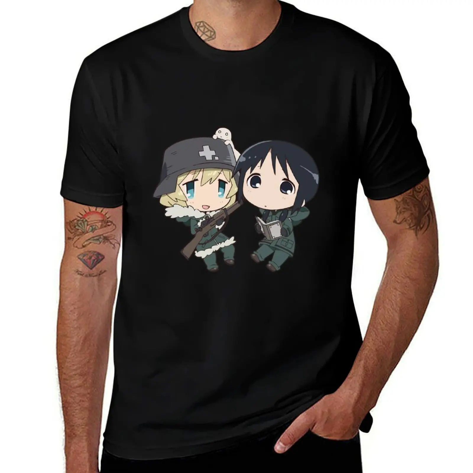 

Yuuri and Chito- Girl's Last Tour T-Shirt Plus Size Workout Short Sleeve Top