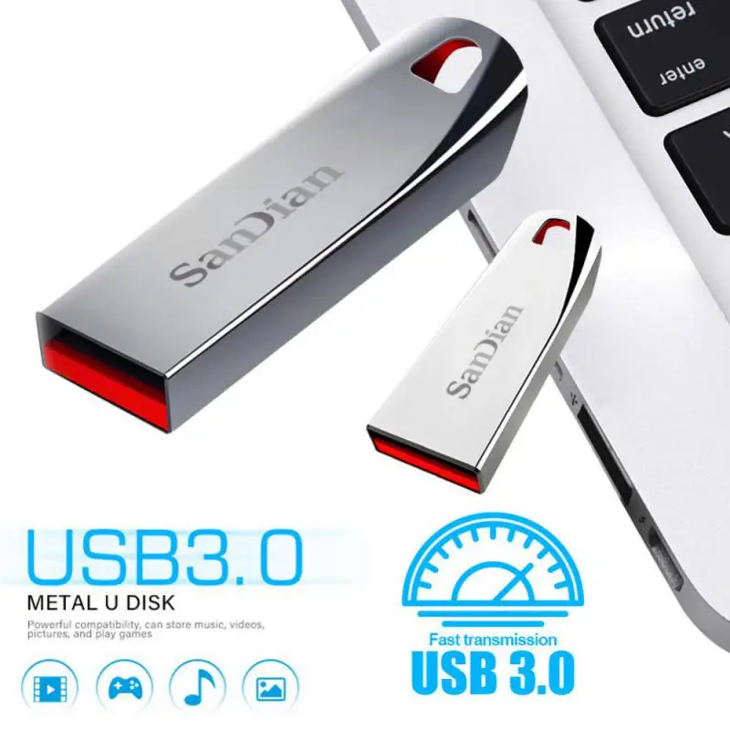 C 타입 플래시 드라이브 OTG USB 3.0 스틱, PC용 무료 키 링 포함, 펜 드라이브 128GB, 512GB 메모리 디스크, 1TB, 2TB