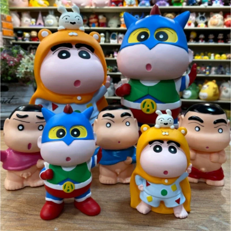 

Cartoon Pajamas Crayon Shin-Chan Piggy Bank Size Fall-Proof Piggy Bank Children'S Birthday Gift Desktop Decoration Creative Toy