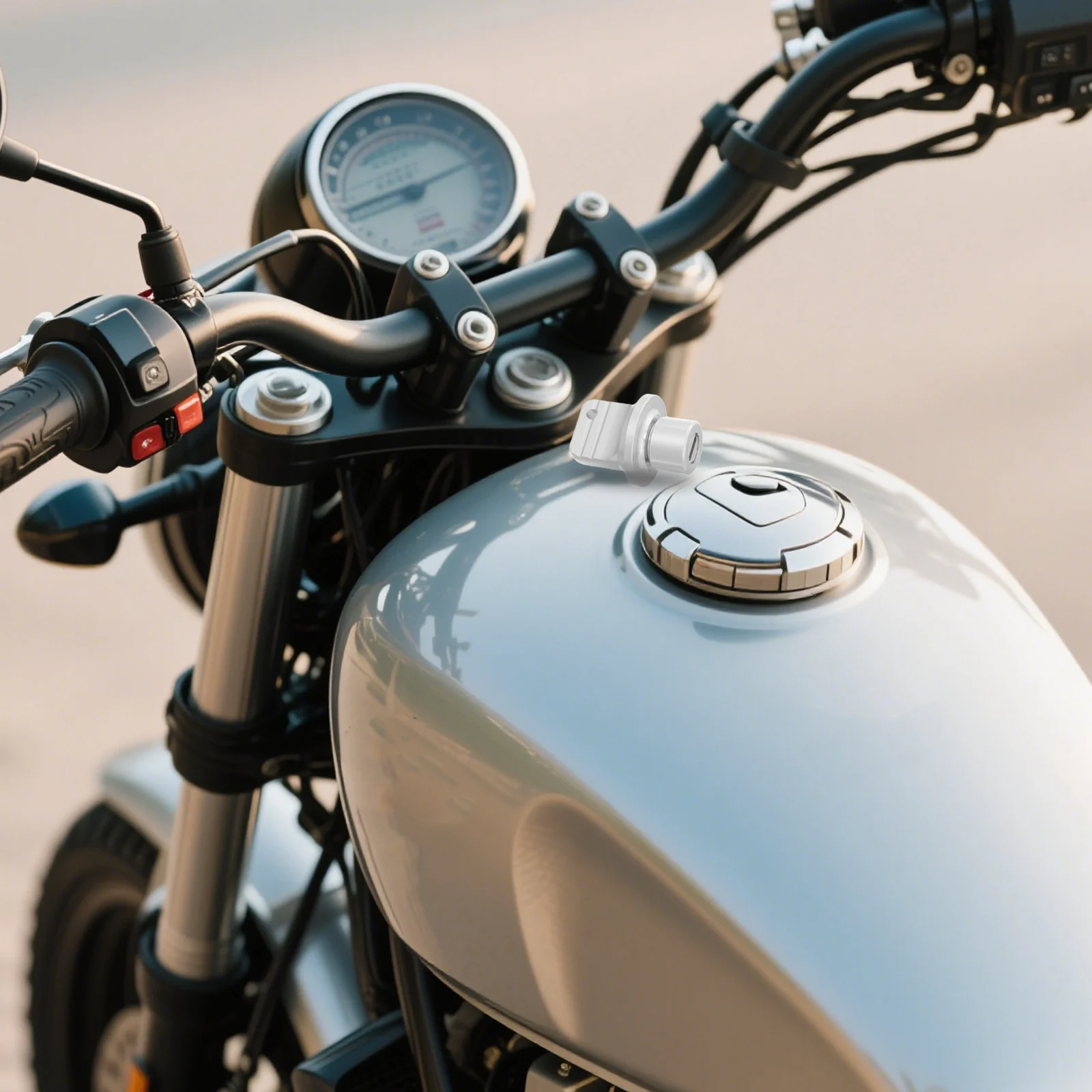 อะไหล่ทดแทนหัวกุญแจรถจักรยานยนต์โลหะผสมอะลูมิเนียมน้ำหนักเบา ติดตั้งง่าย อุปกรณ์เสริมฝาครอบกุญแจอเนกประสงค์สำหรับสกู๊ตเตอร์ไฟฟ้า