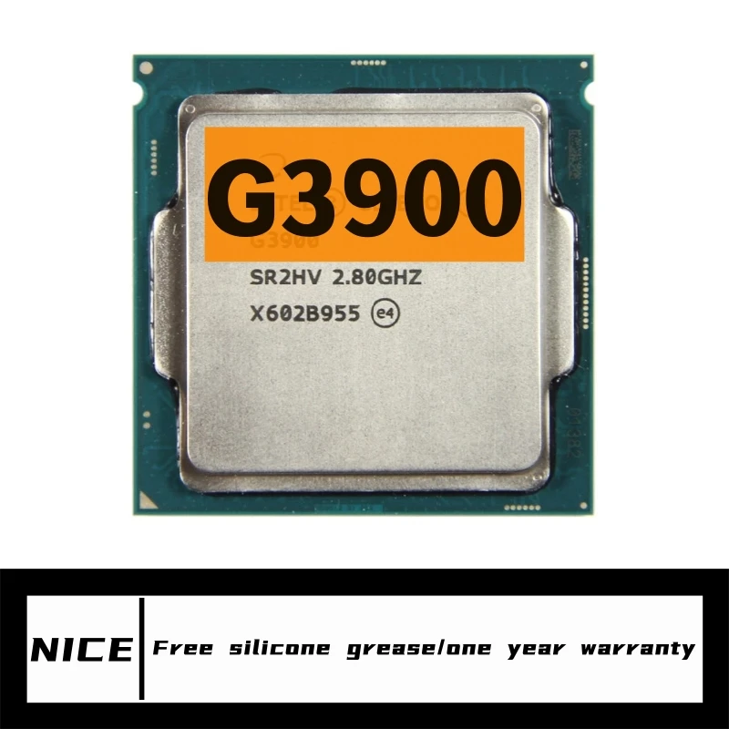 Процессор Celeron G3900 2,8 ГГц 2-ядерный LGA 1151