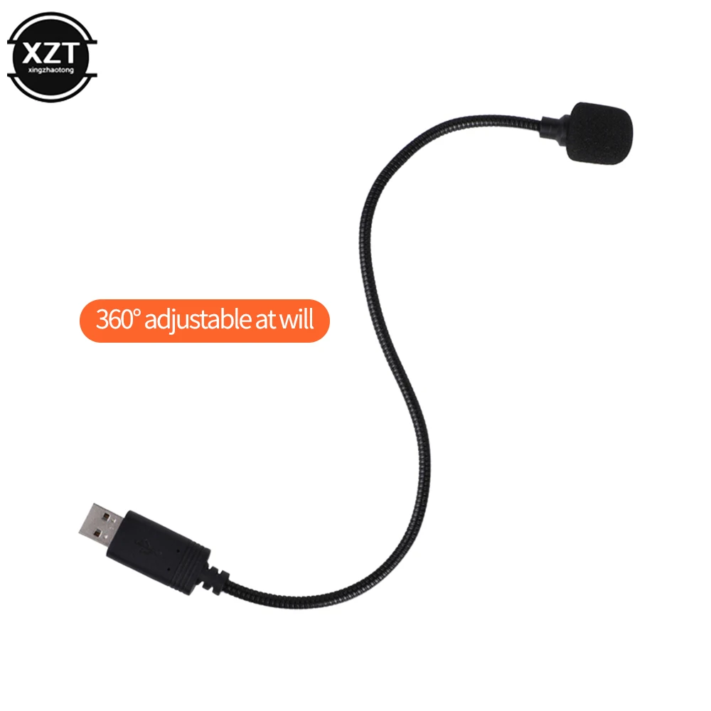 USB Extension Microphone Lavalier Microphone Condenser Microphone Adapter Cable for iPhone Android Smartphone Laptop