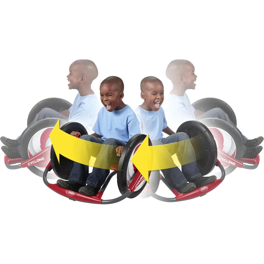 รถสามล้อไซโคลน 306 องศา หมุนได้รอบทิศทาง ให้ความสนุกสนานกลางแจ้งเป็นชั่วโมง สำหรับเด็กอายุ 3-7 ปี