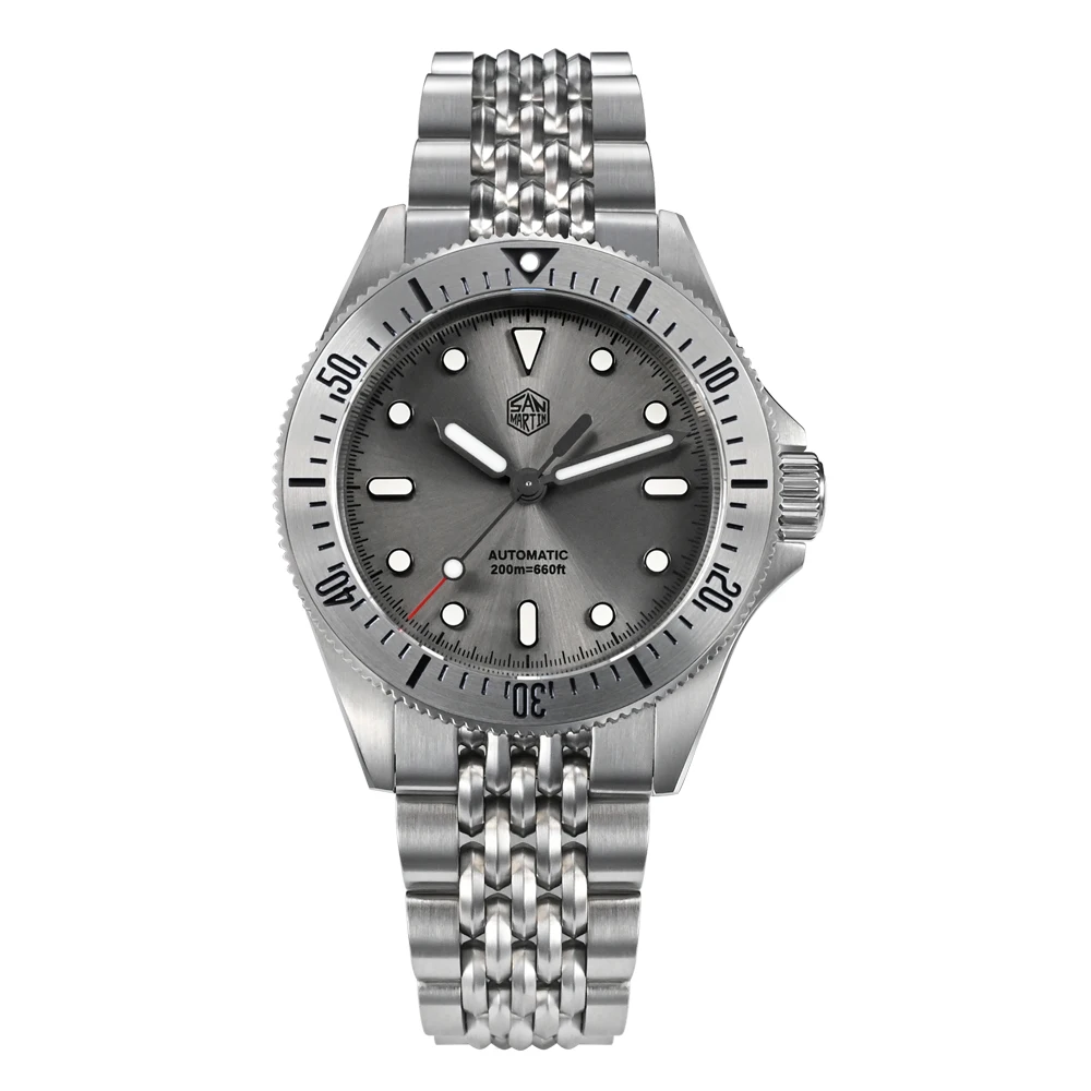 San Martin Original Design 38.8mm Upgrade Diver Watch Sunburst