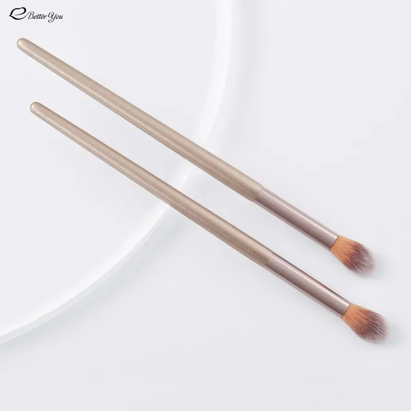 Makeup Brushes 2Pcs Professional Nose Shadow Highlighting Brush Face Cosmetics Blending Smudge Shader Brush Beauty  Kits