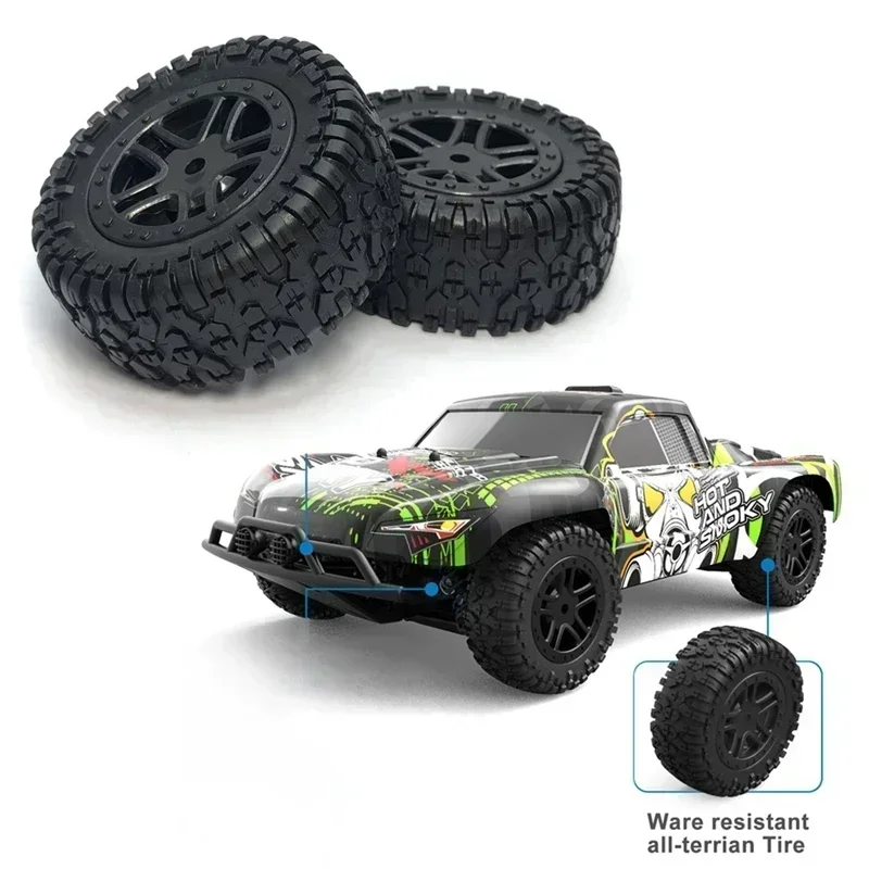 4Pcs Tire Tyre Wheel PX9300-21 For Pxtoys Enoze 9300 9302 9300E 9302E 9303E 9304E 1/18 RC Car Spare Parts Accessories view 3