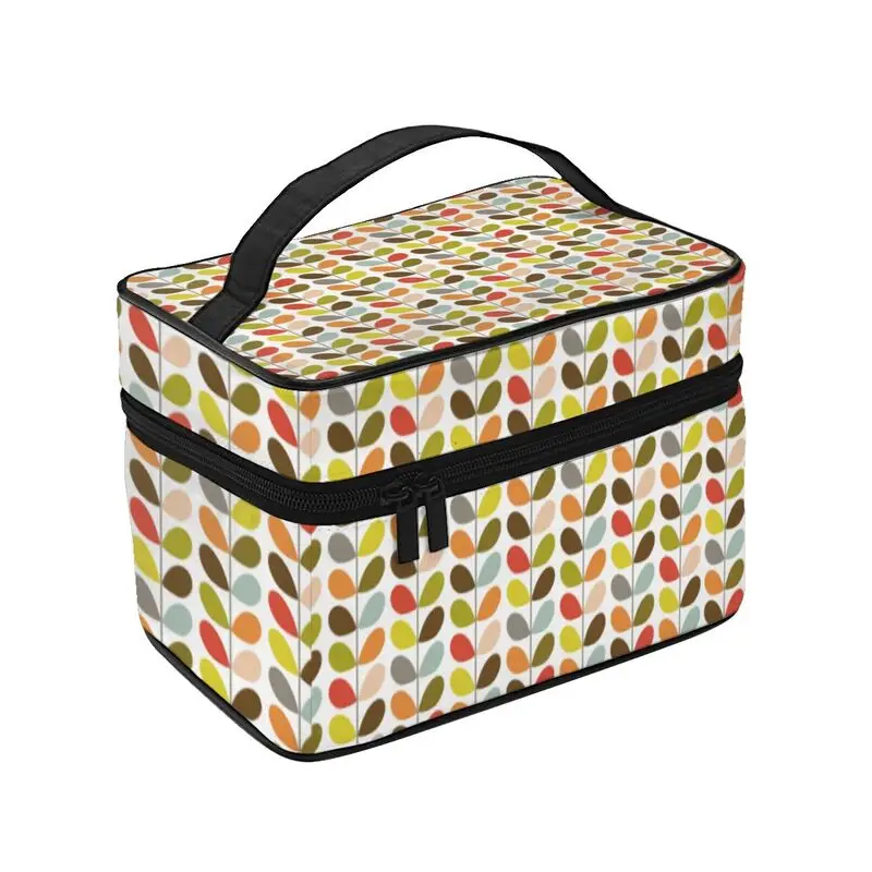 Orla Kiely Flowers Toiletry Bag Mid Century Modern Multi Stem Makeup Cosmetic Organizer Ladies Beauty Storage Dopp Kit Box