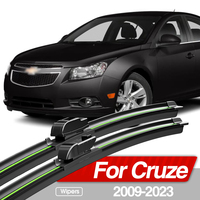 For Chevrolet Cruze 2009-2023 Front Windshield Wiper Blades 2pcs Windscreen Window Accessories 2011 2012 2015 2016 2017 2018