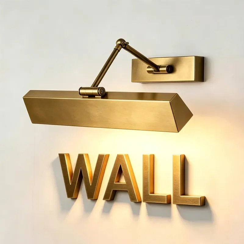 Wall photo lamp retro art painting lamp villa courtyard door sign lamp American mirror cabinet mirror headlamp