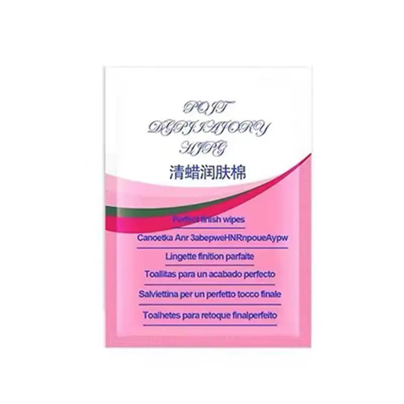 شرائط شمع مريحة لإزالة شعر الوجه، رقع إزالة شعر آمنة، شريط شمع غير مؤلم، ملصق مسح بالشمع