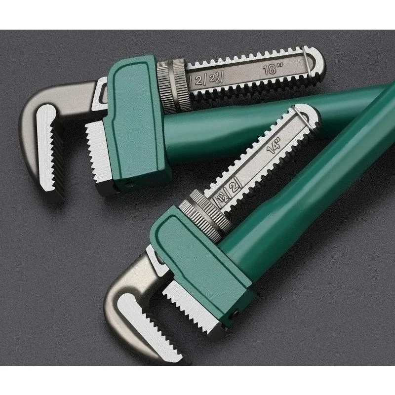 Multi Function Pipe Wrench Large Opening Water Pipe Plier Quick Adjustable Universal Plumbing Hand Tool