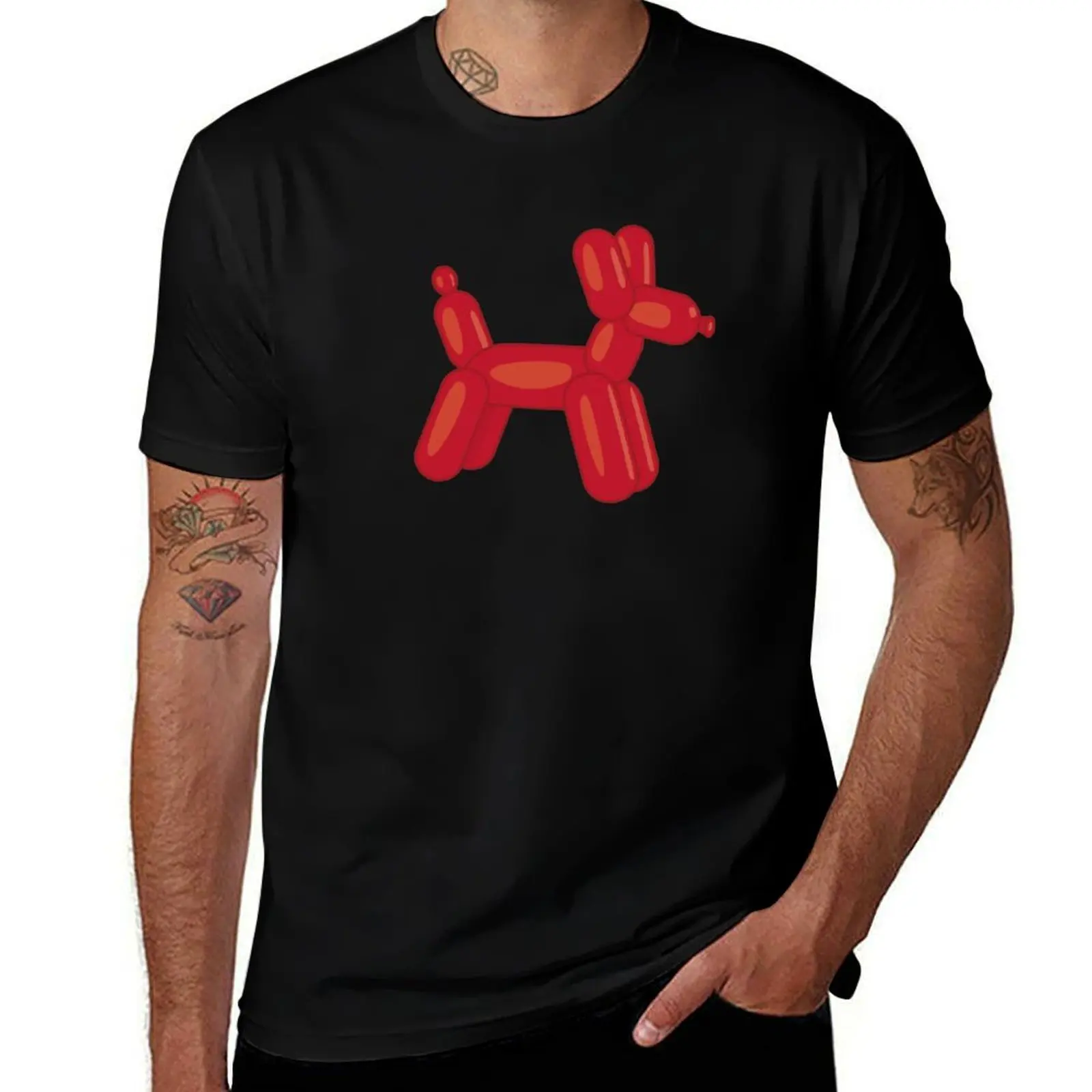 

Red Balloon Animal T-Shirt t shirts for man graphic funny cotton t shirt man T-Shirt