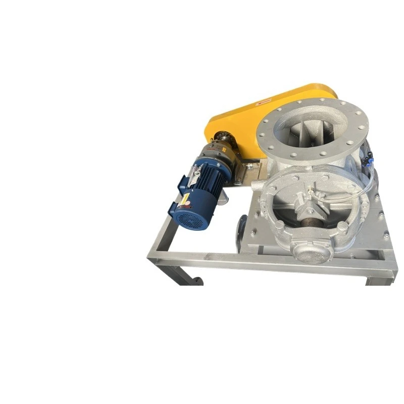 High Seal Rotary Feeder Pneumatic Cement Conveying Rotary Feeder Conveying Particle Stability High Seal Rotary