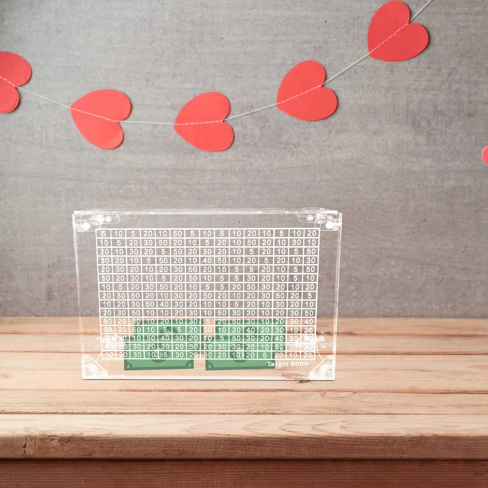 

Acrylic Coin Storage Box Money Saving Jar Compact Container Transparent Cash Holder For Home Office Safe Key Box