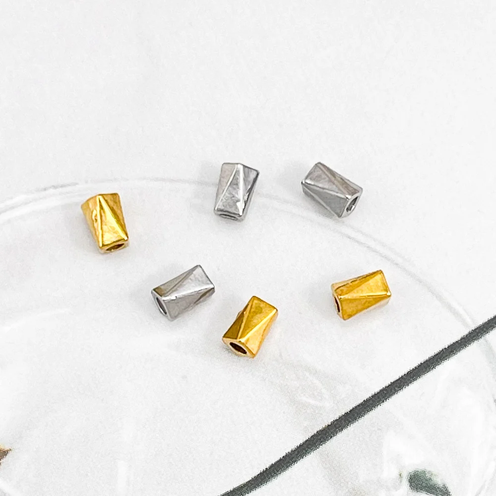 Hartelijk ontwerp 3*5MM 100 stuks sieraden accessoires/spacers/handgemaakt/DIY bevindingen/roestvrij staal/kralen voor armbanden # 195553