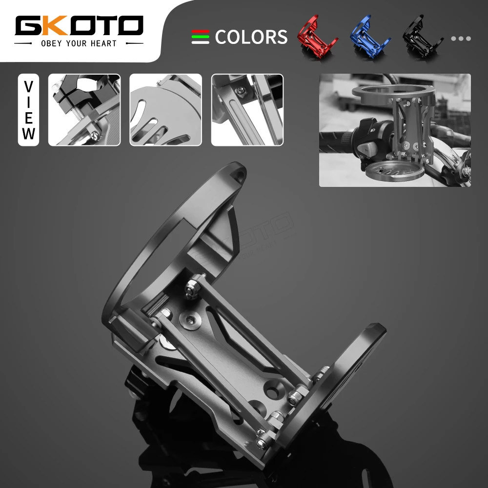 Fotografia 6: Universal Motorcycle Drink Holder, Bike Water Cup Bottle Holder, Acessórios Modificados