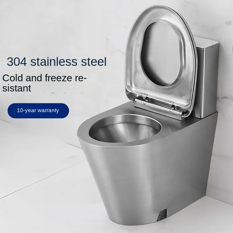 

304 stainless steel flush toilet toilet toilet toilet antifreeze crack small household toilet anti-odor