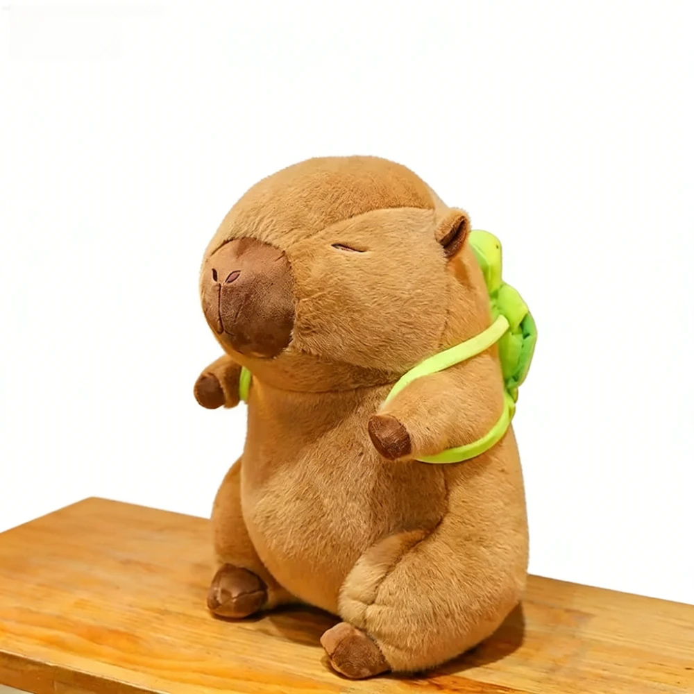 HOT Capibara Pluche Simulatie Capibara Anime Pluizig Speelgoed Schattig Knuffeldier Gevuld Dieren Zachte Pop Pluche Meisjes Kerst Verjaardag Cado