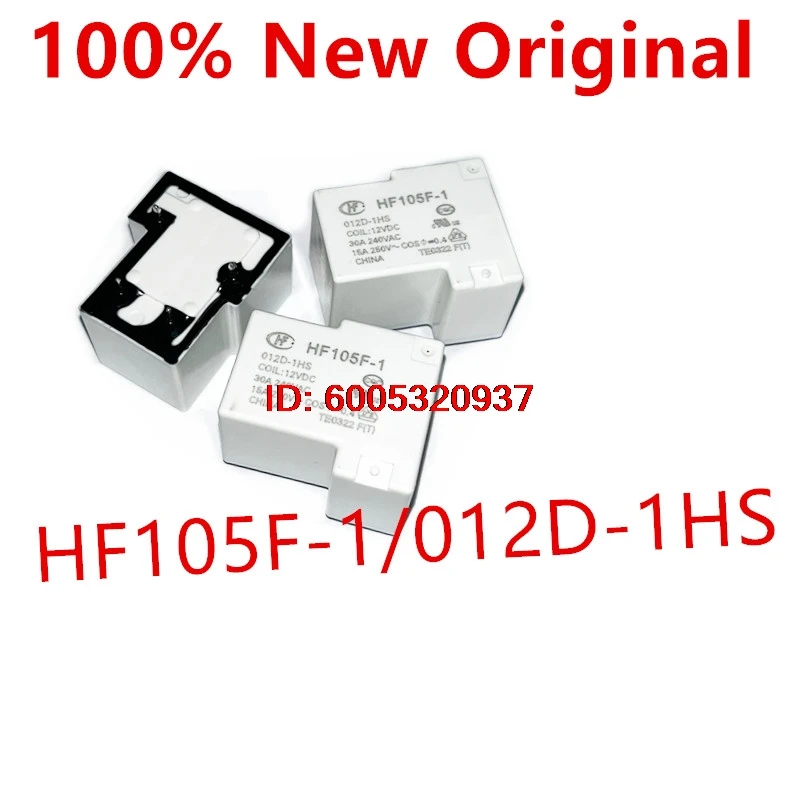 5piece  HF105F-1/005D-1HS 、HF105F-1/012D-1HS 、HF105F-1/024D-1HS  DIP-4  New high-power relay  HF105F-1-012D-1HS、HF105F-1-005D