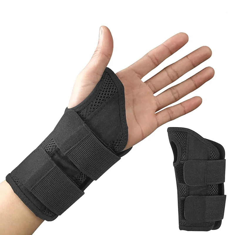 

Wrist Brace for Carpal Tunnel Relief Hand Brace with 2 Stays Adjustable Wrist Support Splint for Tendonitis Arthritis Sprains