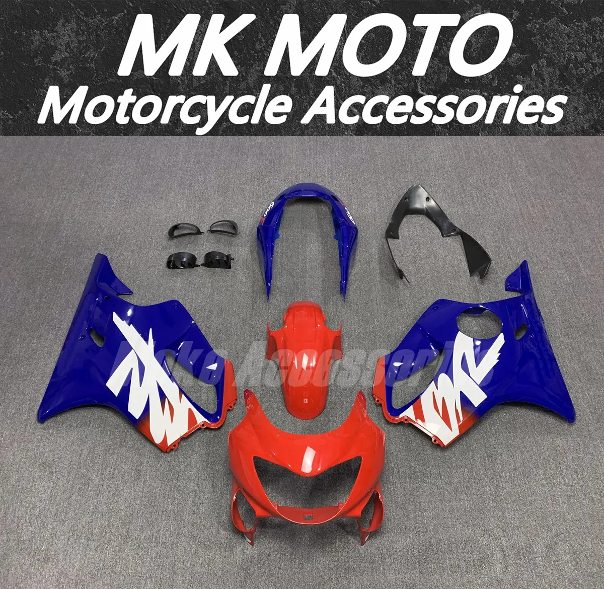 

Moke moto Motorcycle Bodywork Set For Cbr600f 1999 2000 F4 Fairings Kit Fit Abs Injection White Blue Red
