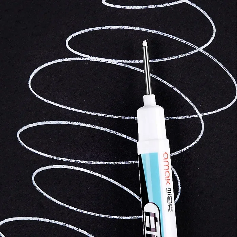 5/10 قطعة/المجموعة 0.7 مللي متر 20 مللي متر طويل بنك الاستثمار القومي الأبيض أقلام خطاط (ماركر) متعددة الأغراض حفرة عميقة التجفيف السريع نجار القلم الزيتي للحمام الخشب