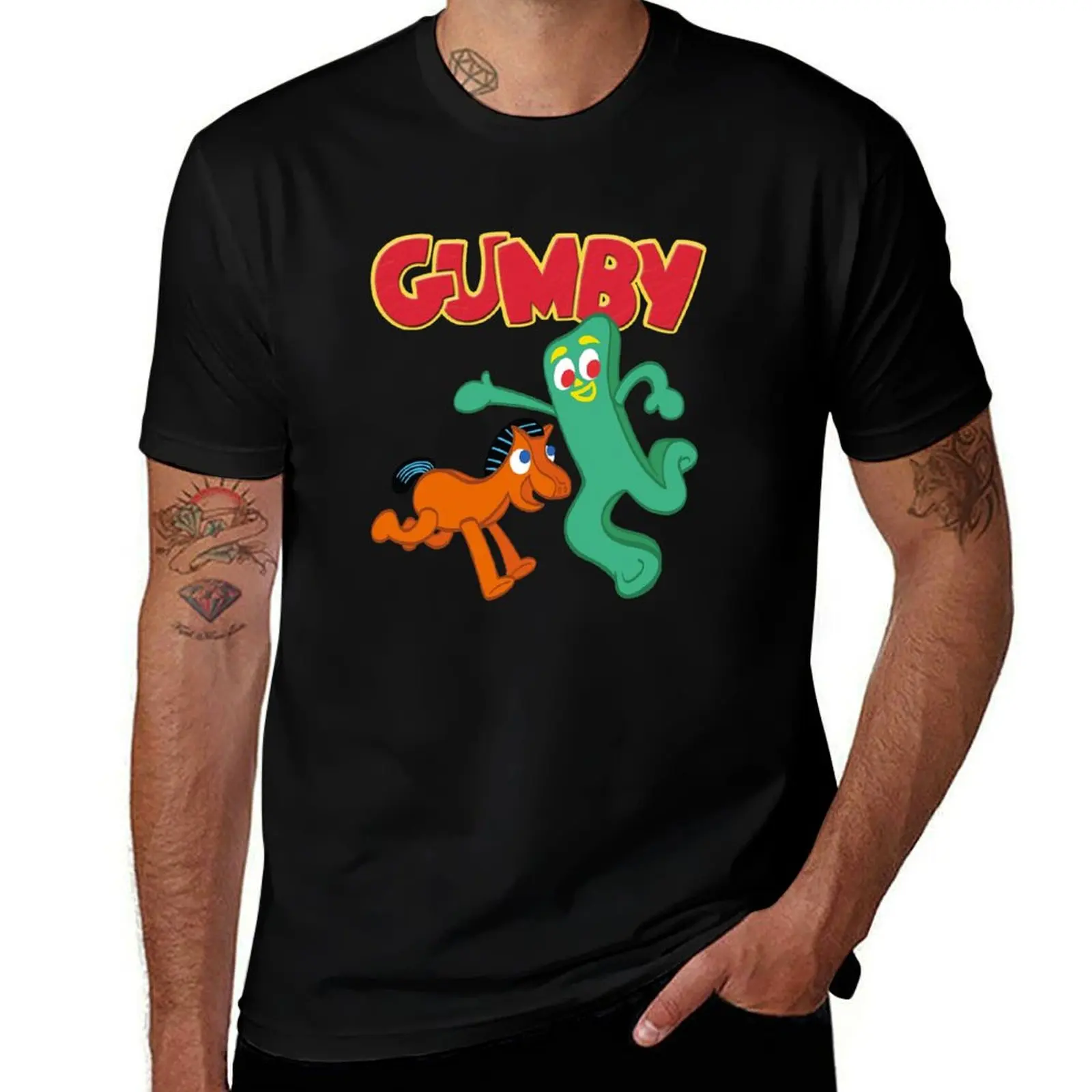 

Gumby and pokey T-Shirt man t shirt luxury essential t shirt T-Shirt