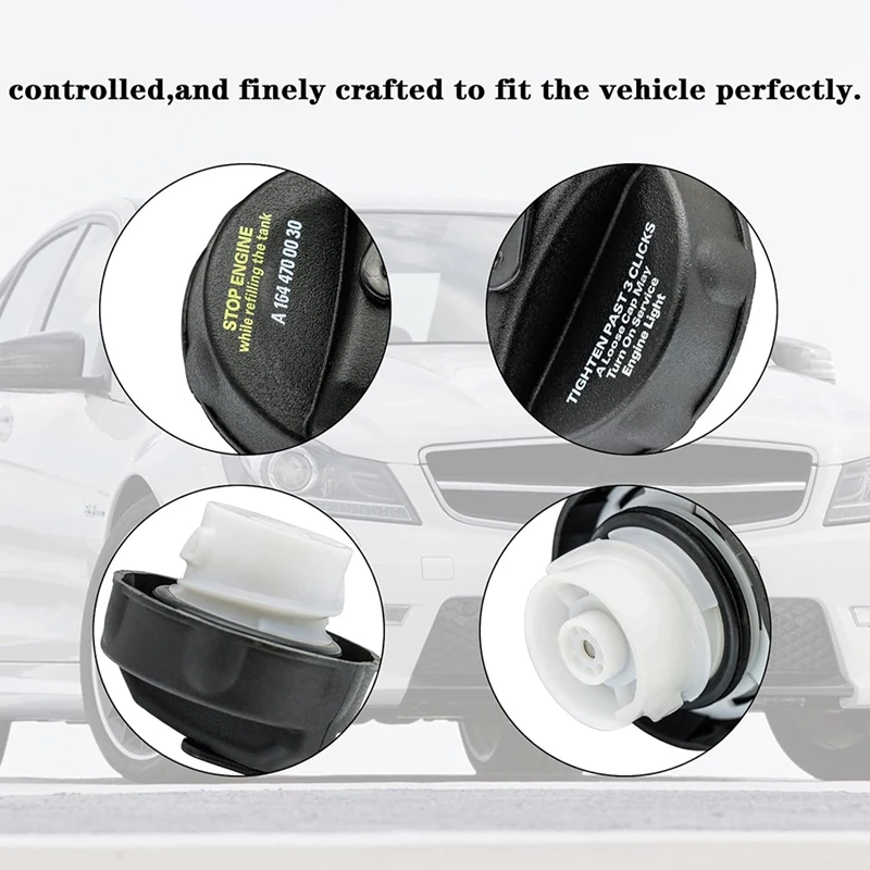 Car Gas Fuel Filler Tank Cap Locking Fuel Cap For Mercedes-Benz ML500 R350 ML63 AMG GL450 R320 GL550 GL63 A1644700030 Parts