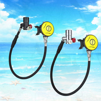 Scuba Diving Equipment Set with First Stage Relief Valve Second Stage X4000 Pro Breather Underwater Regulator Set